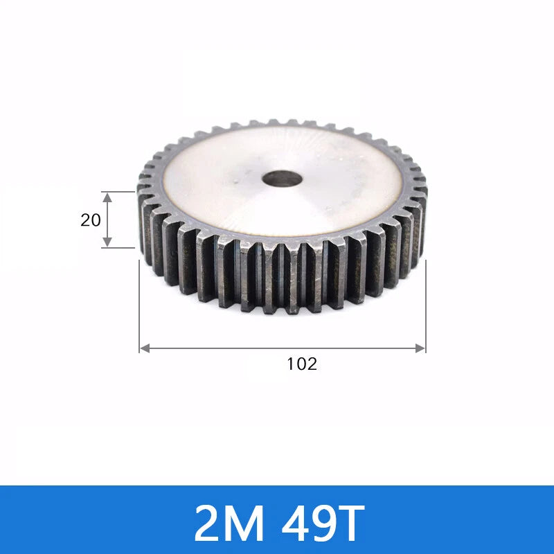 Spur Gear 45# Steel Transmission Gear 1/2 Module 12-160 Teeth Pinion Motor Gear