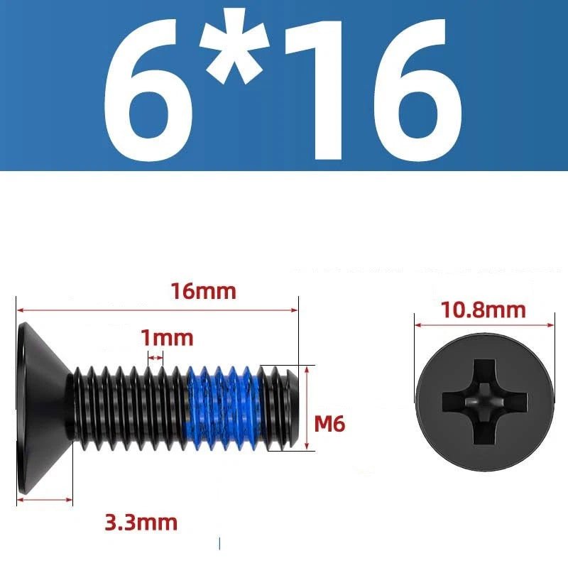 M1.2–M6 Phillips Flat Head Machine Screws | Carbon Steel | Black & Nickel Plated - HomeDIYer