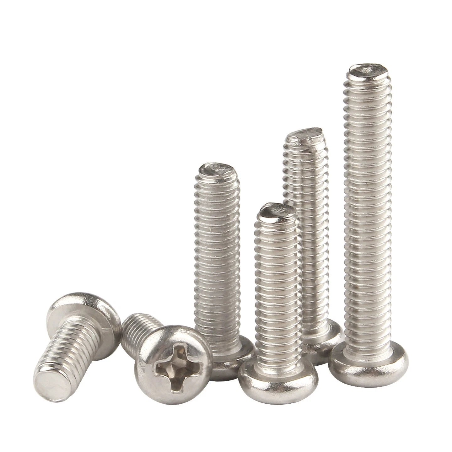 Nickel Plated Pan Head Phillips Machine Screws – ISO 7045, M1 to M4, Corrosion Resistant