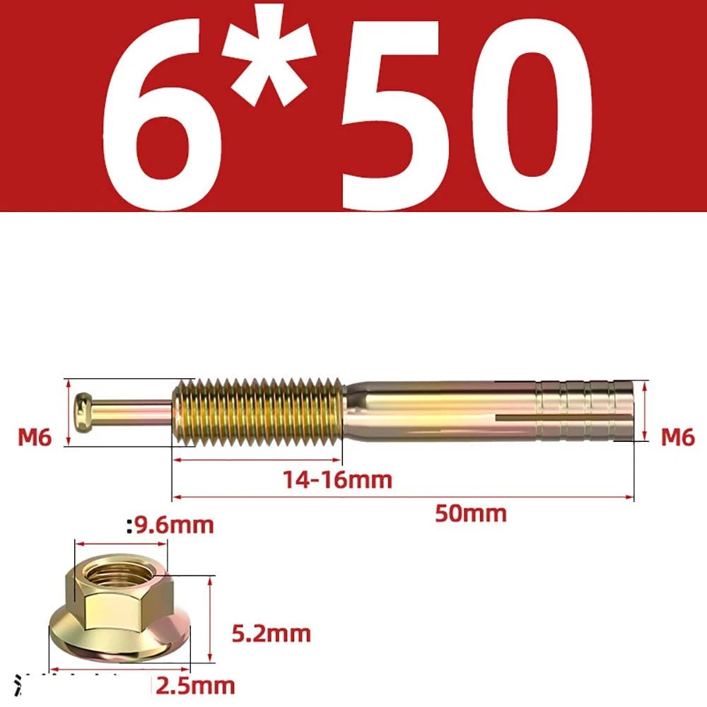 Carbon Steel Expansion Anchor Bolts — M6 to M24, 45mm to 250mm