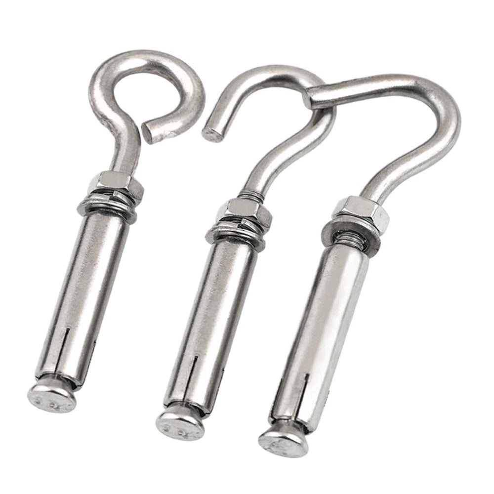 Concrete Eye Bolt Expansion Anchors — M6 M8 M10 M12 Hook Bolts for Concrete Walls