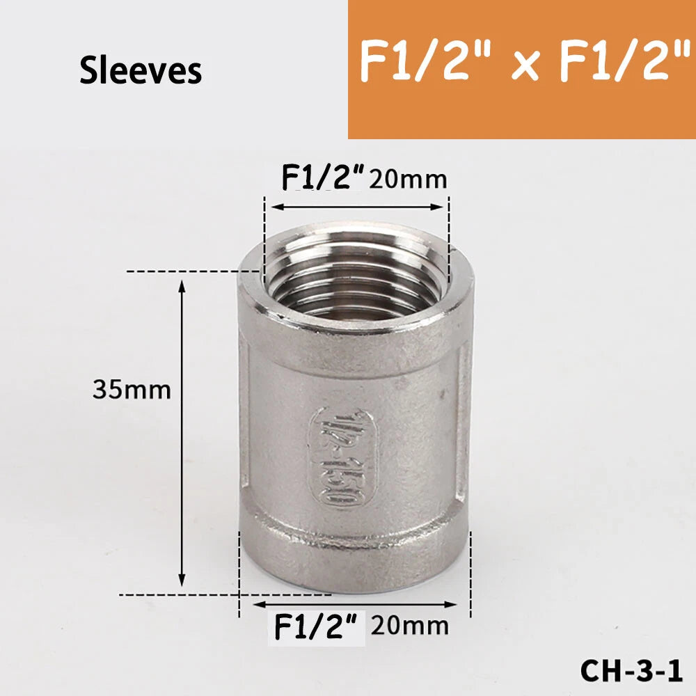 Pneumatic Push to Connect Fittings — Elbow, Tee, Straight & More | Stainless Steel Air Line