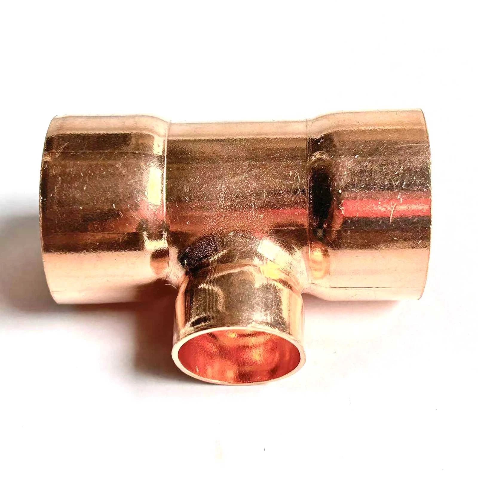 End Feed Copper Equal Tee Fittings | WRAS Approved | 6mm–89mm