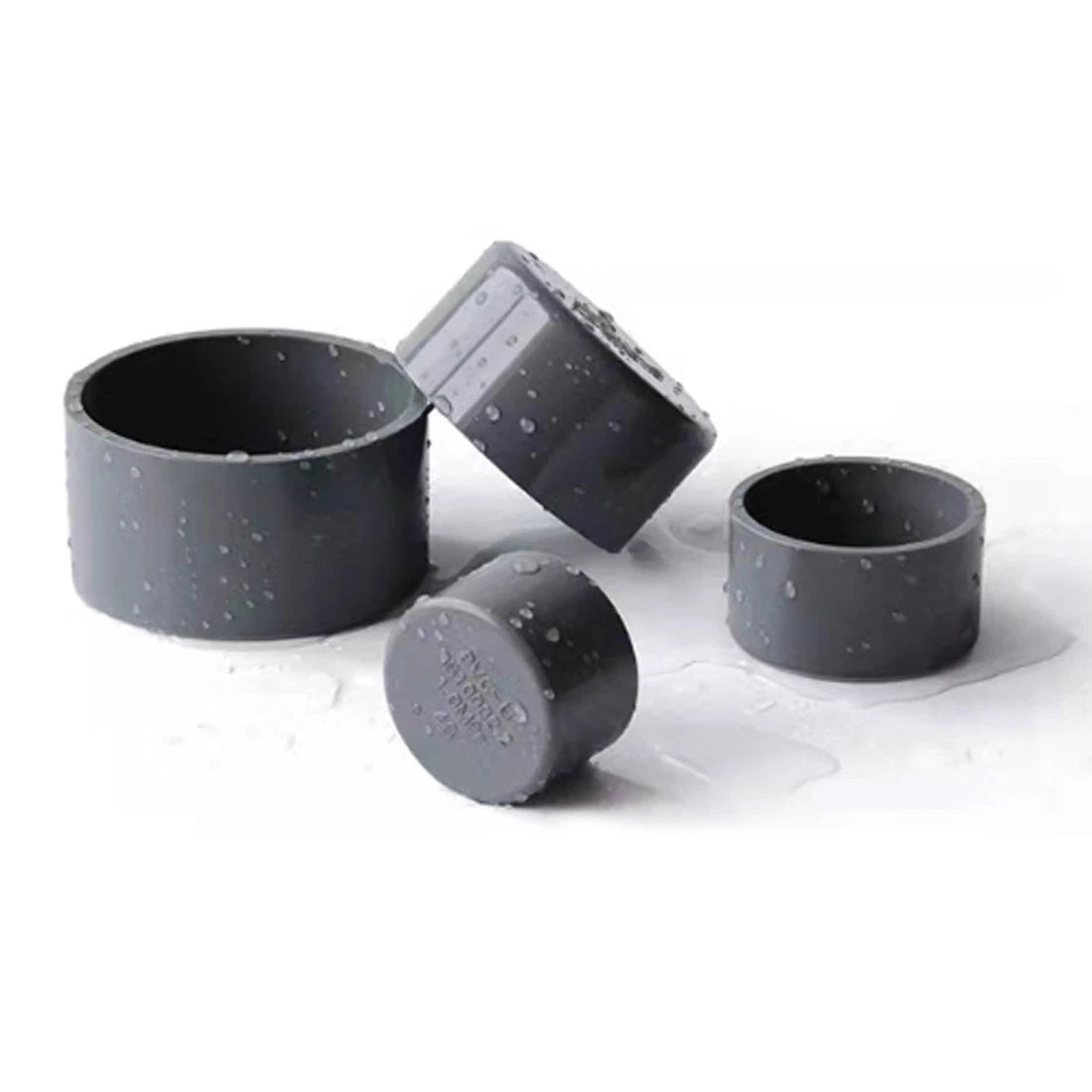PVC Pipe End Cap Cover Stop Plug 20mm~200mm Pipe Fittings For Aquarium Pond