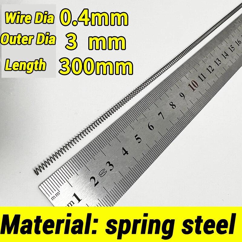 Compression Spring Various Size 2-60mm Diameter & 300mm Length Pressure Small