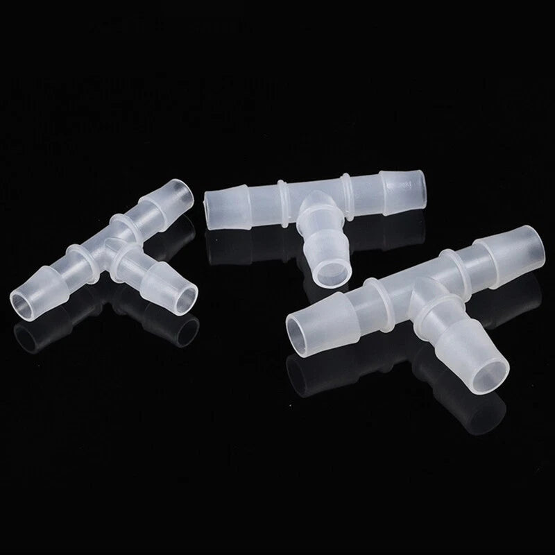 Plastic Hose Connector Splitter X T Y L-Piece Pipe Fittings 1.6mm-20mm