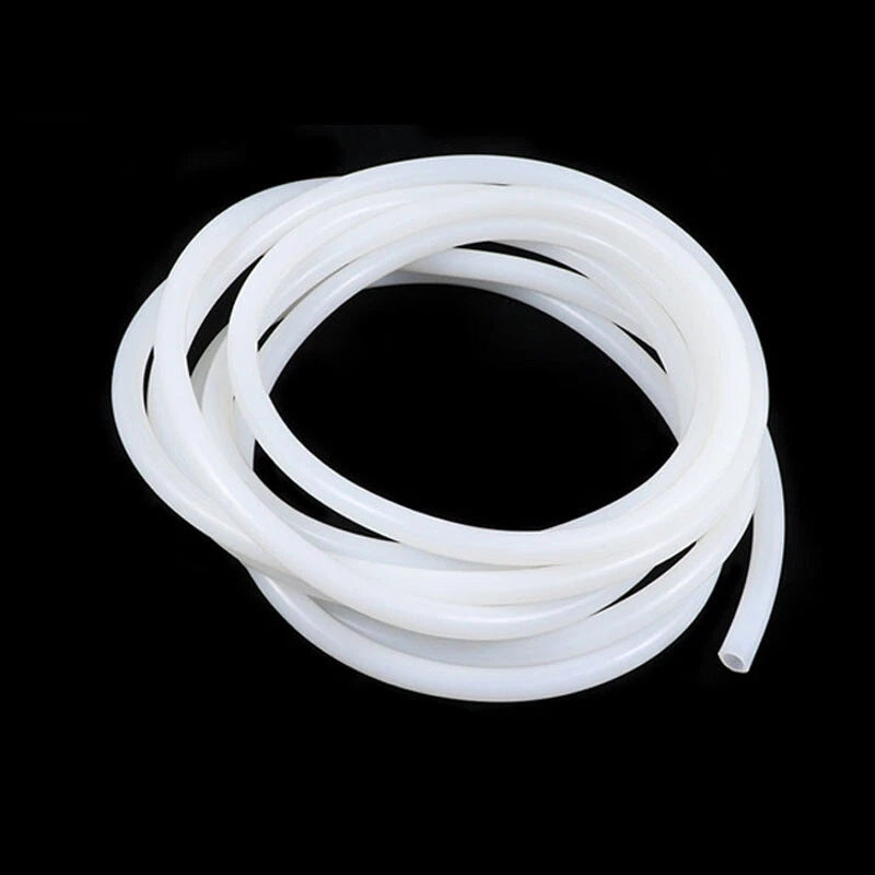 Silicone Vacuum Hose Pipe — White Rubber Tube for Water, Air & Coolant | ID 2mm–38mm