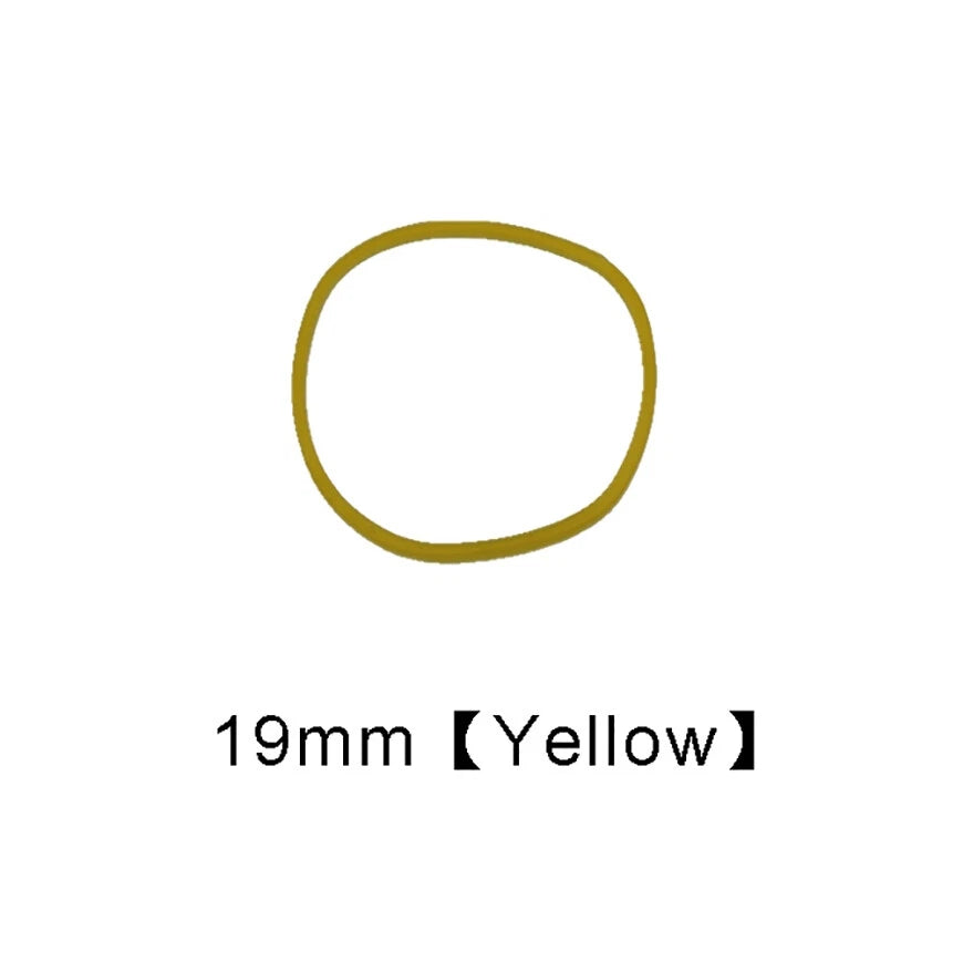 Round Rubber Drive Belts for Pulleys — 15 to 55mm Diameter, Multiple Colors