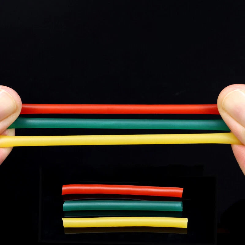 Natural Latex Rubber Tubing — ID 1.6mm to 6mm, Multi-Color, Cut-to-Length