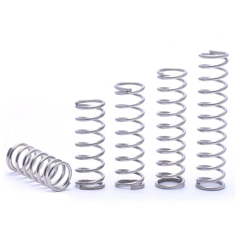 Stainless Compression Spring 0.6mm Wire Diameter Coil Springs-All Lengths & OD
