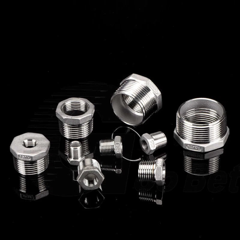Reducing Bush BSPT Male Female Thread Pipe Fitting – Stainless Steel 304 (A2)