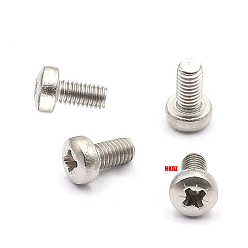 M3 Phillips Umbrella Round Head Machine Screws – Carbon Steel / 304 Stainless, 4–10mm, Multi Finishes