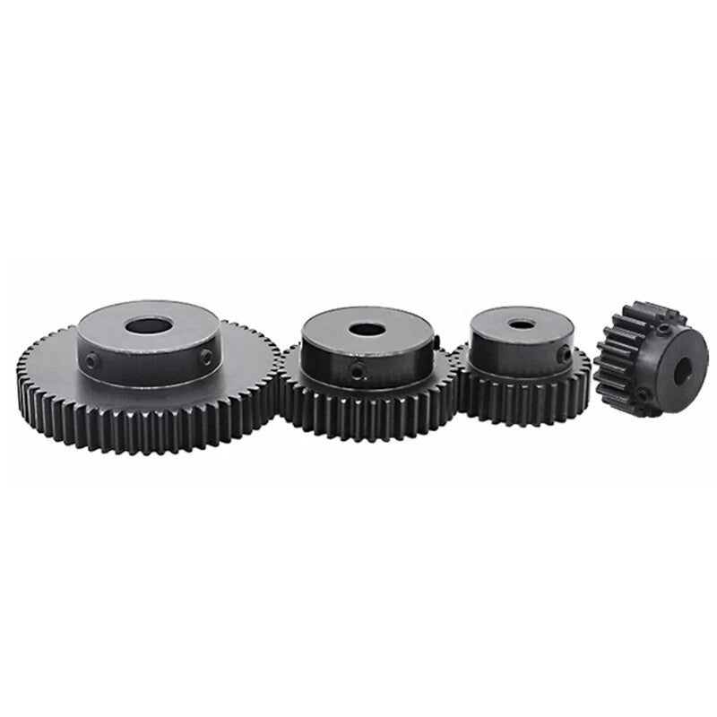 1.5Mod 45# Steel Spur Gear 30 Teeth Bore 6-22mm Pinion Gear With Step Motor Gear