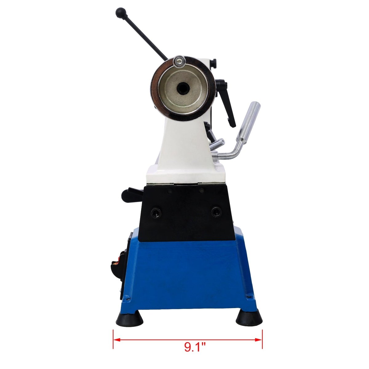 Benchtop Wood Lathe 10" x 18" Wood Lathe Machine 5 Variable Speeds 500/750/1150/1800/3200RPM Mini Wood Turning Lathe for Woodworking 1/2HP Multifunctional Power Wood Lathe - HomeDIYer