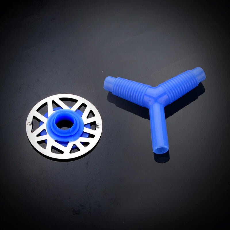 Washing Machine Drain Hose Connector — Y Splitter & Elbow Pipe Fitting Adapter
