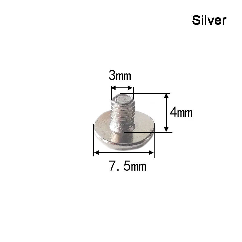 Rivets Base Buckle Iron Screws Leather Craft Grommets DIY Decorative 4/7/9/12mm