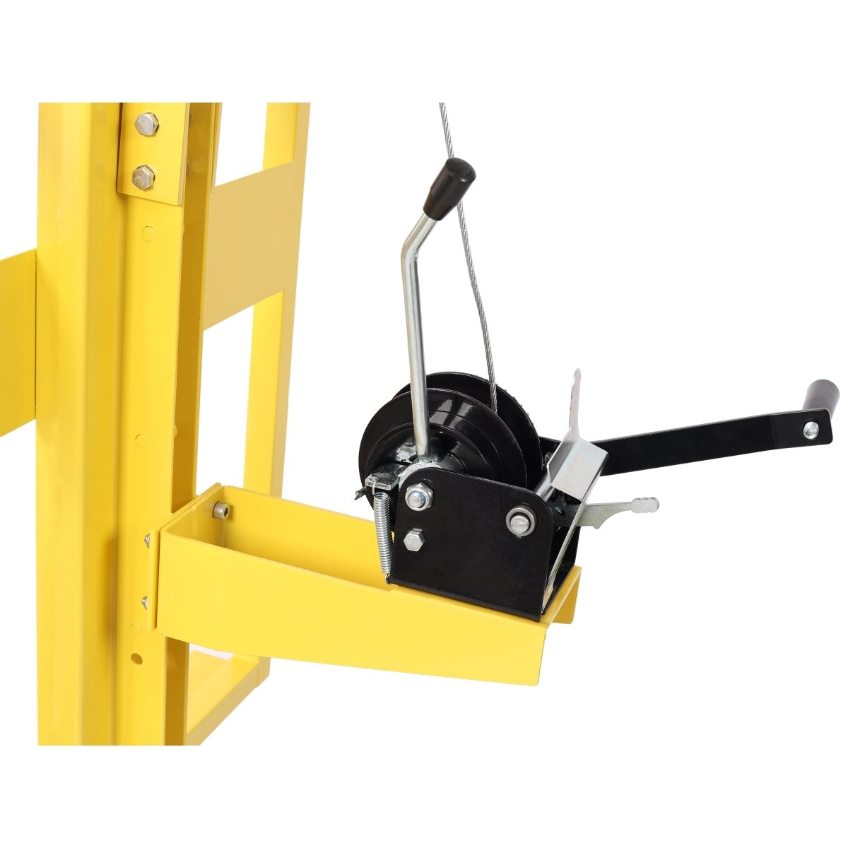 Drywall panel lift for walls, Load capacity 150LBS Heavy Duty Drywall Lifter, Use for drywall, OSB, plywood, insulation, cement board. Yellow Color - HomeDIYer
