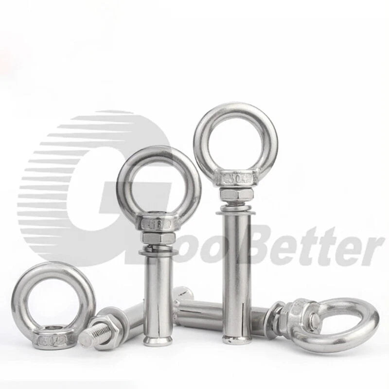 M6 - M20 Stainless Steel Closed Hook Eye Bolt Shield Anchor Expansion Bolt - HomeDIYer