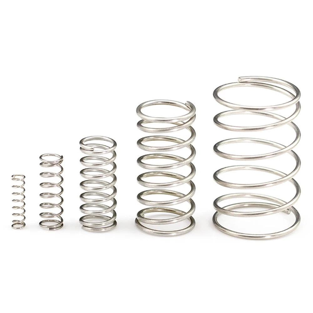 Stainless Steel Compression Spring, 1.6mm Wire, 10mm-50mm Length, Spiral Spring