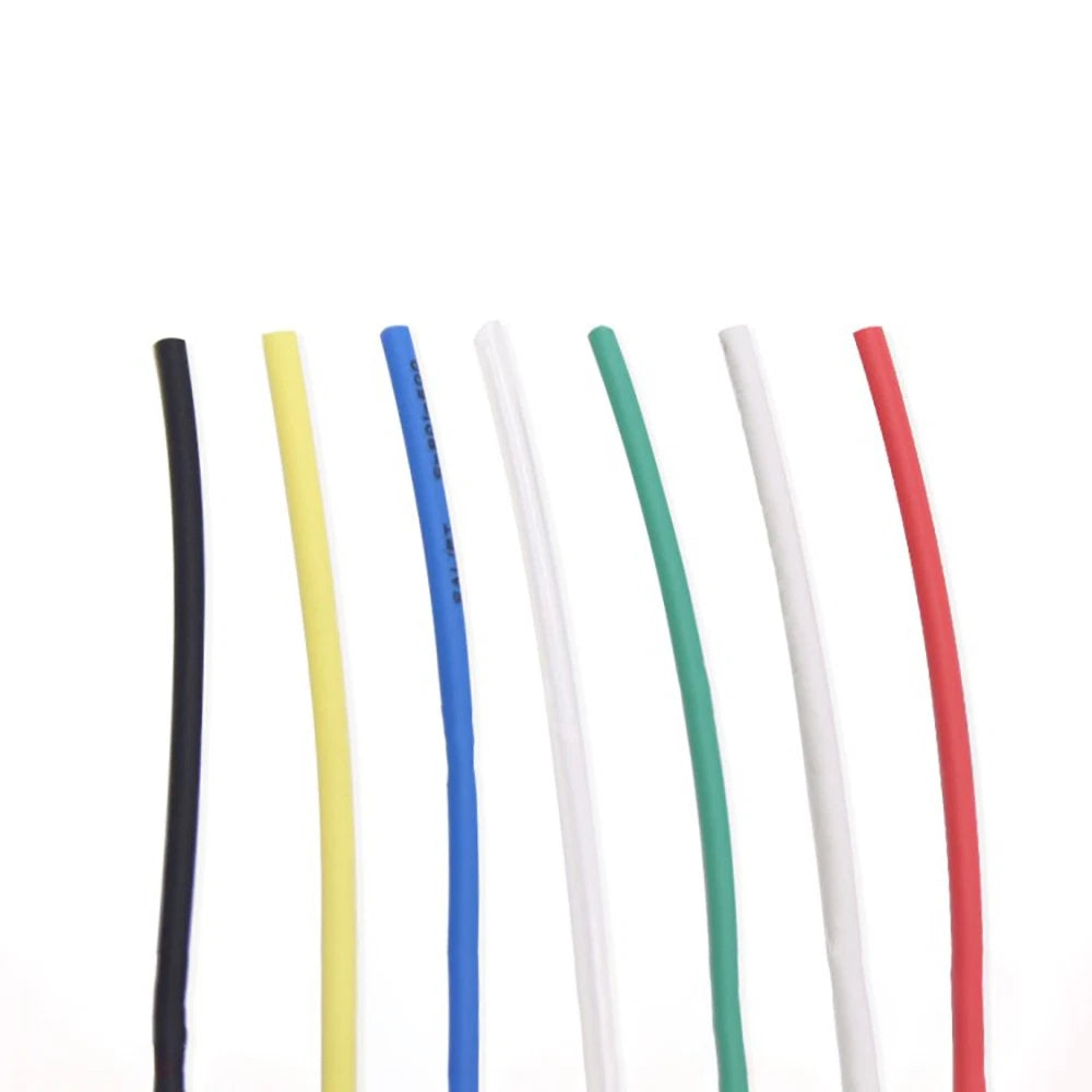 Heat Shrink Tubing 2:1 Ratio — φ2mm to φ210mm, 7 Colors, 1m Length