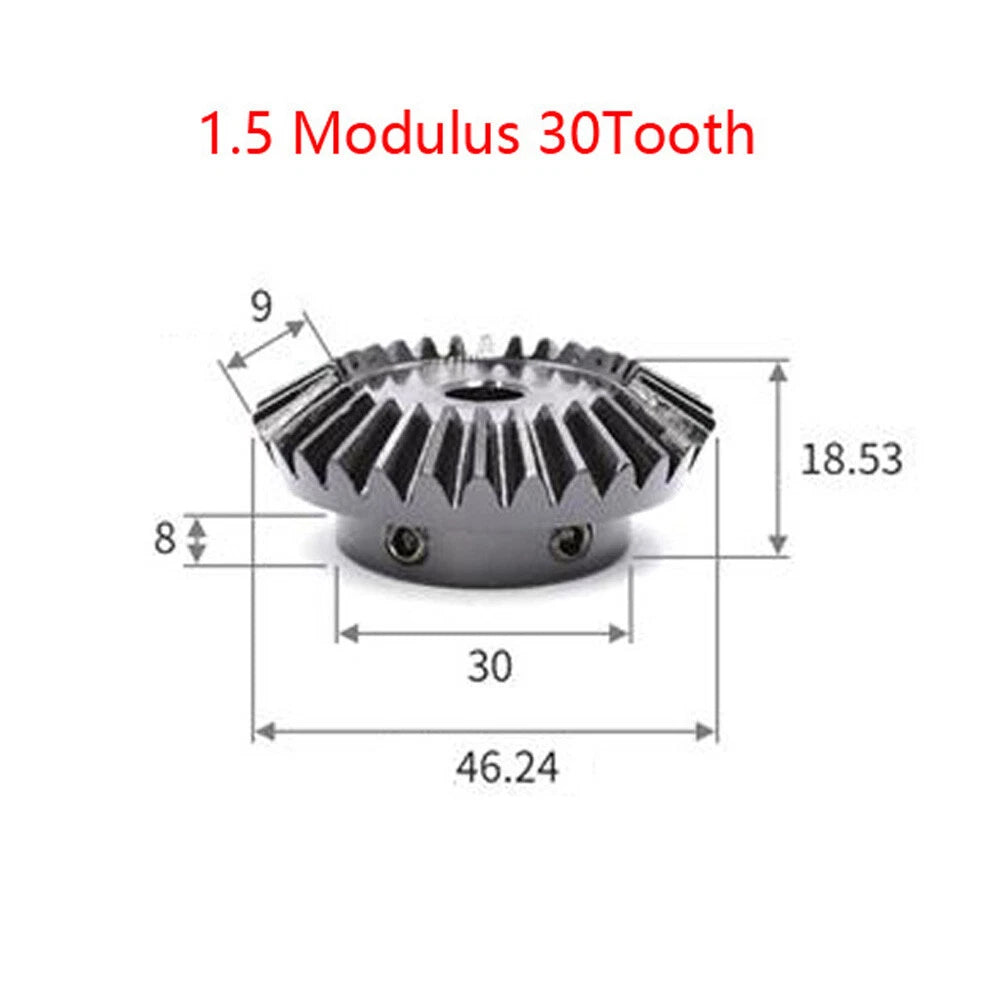 1 1.5 Modulus 20/30Tooth Bevel Gears 90° 1:1.5 Pairing Motor Transmission Gear