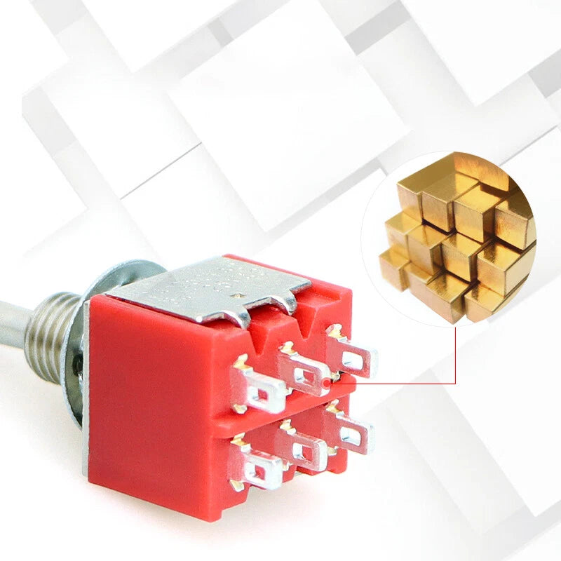 On/Off Metal Toggle Switch AC 125V/250V — MTS-102 103 202 203