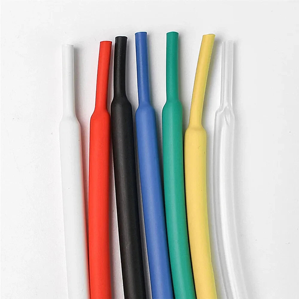 3:1 Heat Shrink Tubing with Adhesive Glue Lining — φ1.6mm to φ85mm, 8 Colors