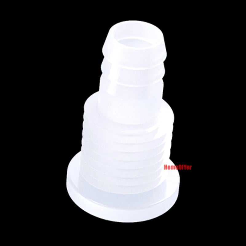 Plastic Barbed Hose Reducer Connector — Straight Thread Joiner for Air & Water Tube