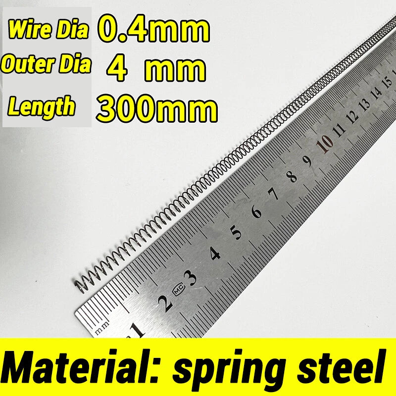 Compression Spring Various Size 2-60mm Diameter & 300mm Length Pressure Small