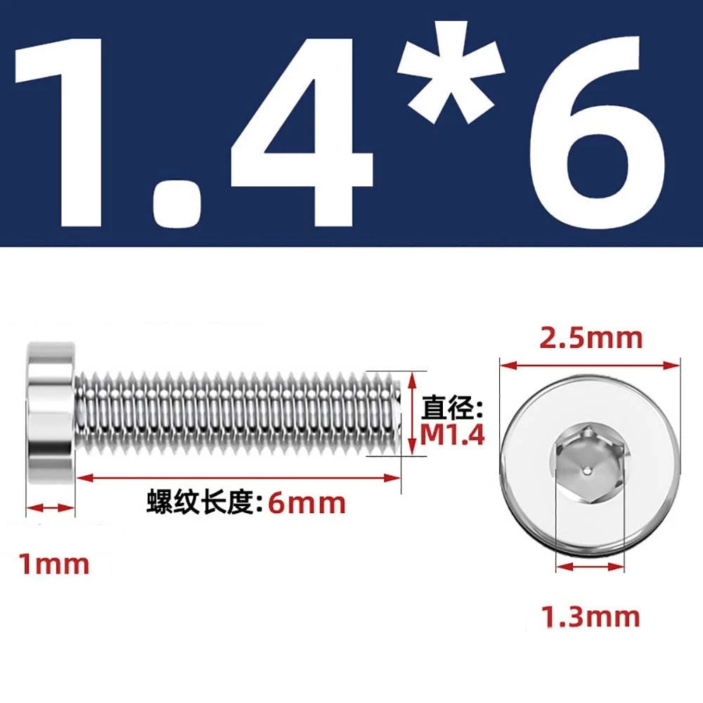 M1.4–M12 Low Head Socket Cap Screws – A2 Stainless Steel, Space‑Saving Design for Tight Clearances