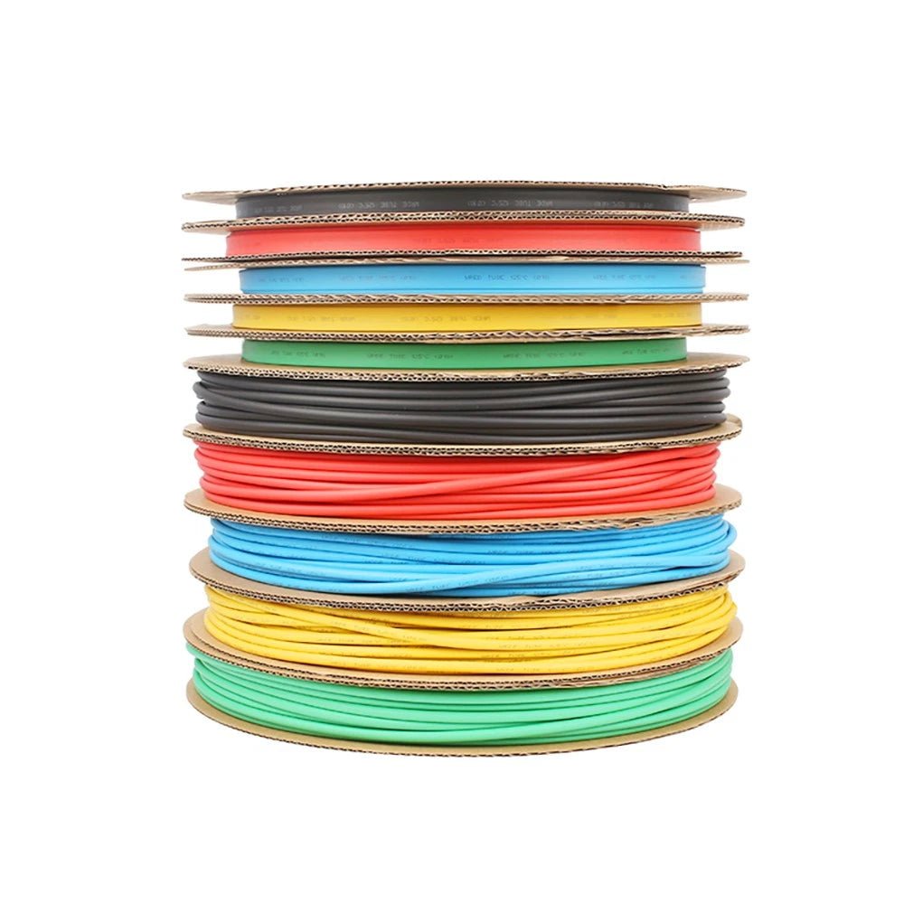 Heat Shrink Tubing 2:1 Ratio — 1 to 210mm Diameter, 7 Colors, Cut - to - Length - HomeDIYer