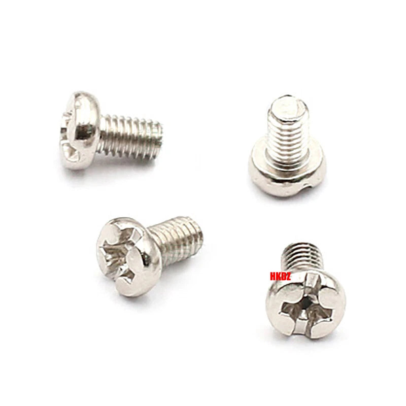 M3 Phillips Umbrella Round Head Machine Screws – Carbon Steel / 304 Stainless, 4–10mm, Multi Finishes