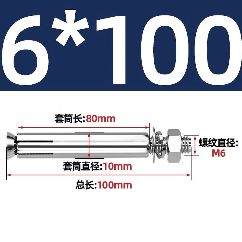 Concrete Expansion Anchor Bolts M6–M16 | Extra Long Masonry Sleeve Anchors