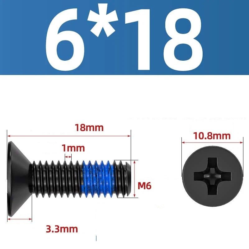 M1.2–M6 Phillips Flat Head Machine Screws | Carbon Steel | Black & Nickel Plated - HomeDIYer