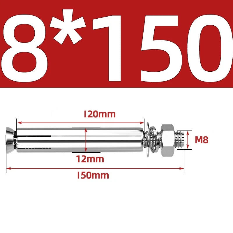 M6-M20 Stainless Steel Concrete Expansion Anchor Bolts – Extra Long