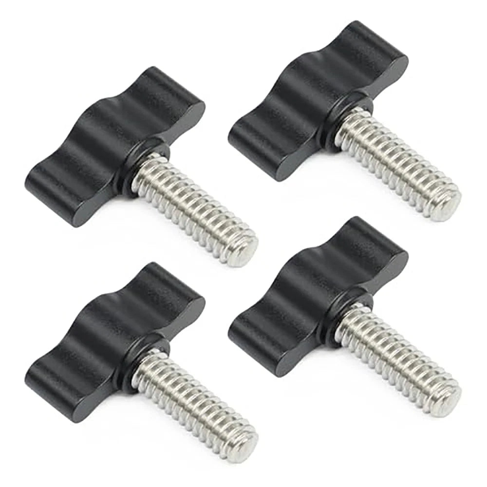 2pcs Thumb Screw Knobs M5 M6 M8 x 6mm-100mm T- Screws With Tee Wing Knob Head