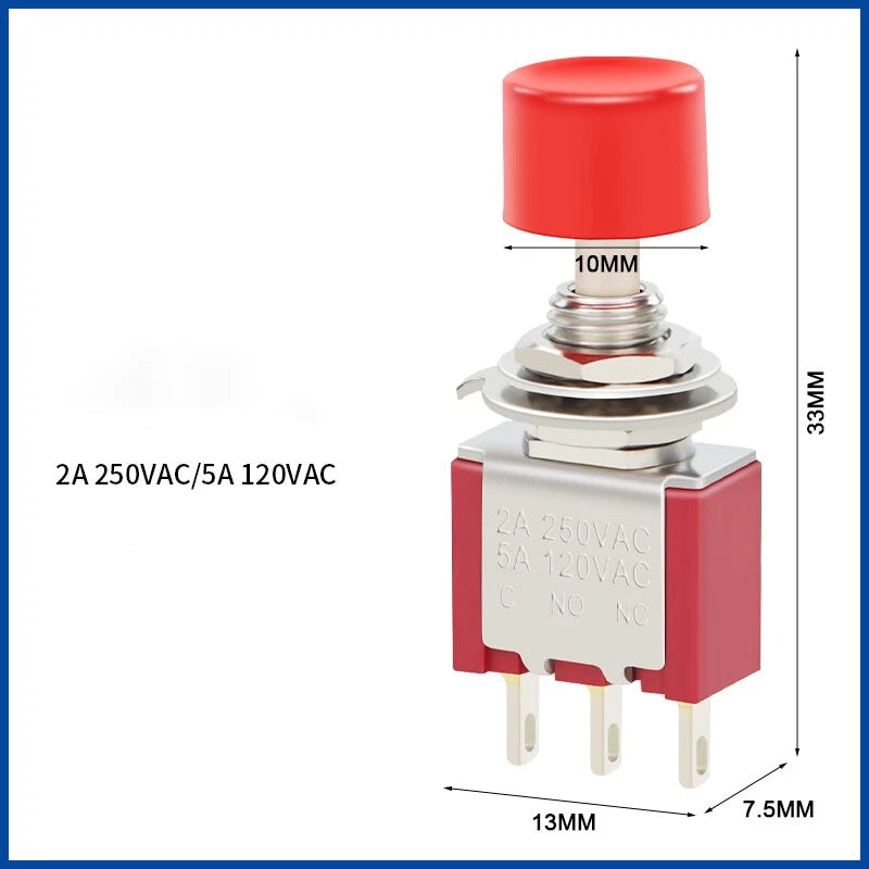 Toggle Switch 3/6 Pin, 2/3 Position, 120/250VAC — Car, Boat & Marine Panel