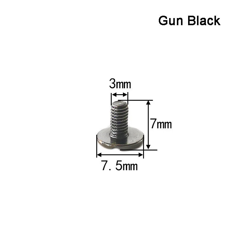 Rivets Base Buckle Iron Screws Leather Craft Grommets DIY Decorative 4/7/9/12mm