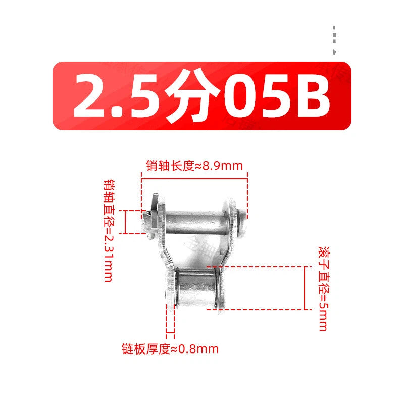 A2 Stainless Steel Roller Chain Link Fast Post Fully& Half Chain Connected Joint