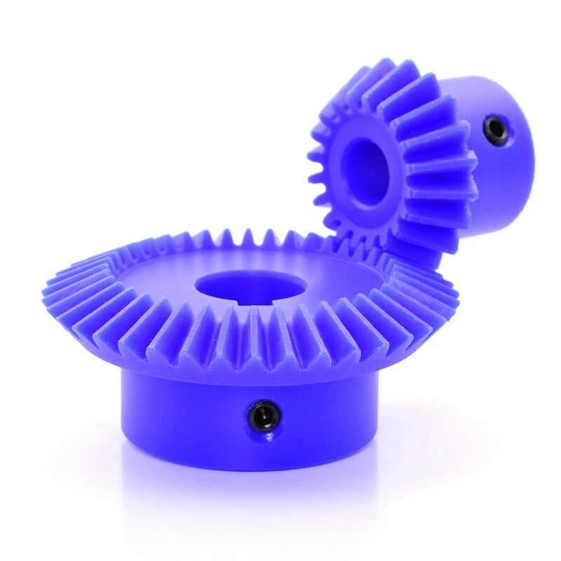 1/1.5/2 Mod Bevel Gear 15T - 40T 90°1:2 Pairing Plastic Nylon Transmission Gear