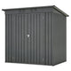 6 x 4 ft Outdoor Metal Storage Shed – All-Weather Tool Shed for Garden, Backyard & Lawn