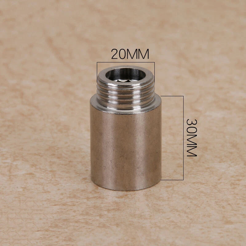 201 Stainless Steel BSP Extension Connector Pipe Fitting – Male to Female Adapter