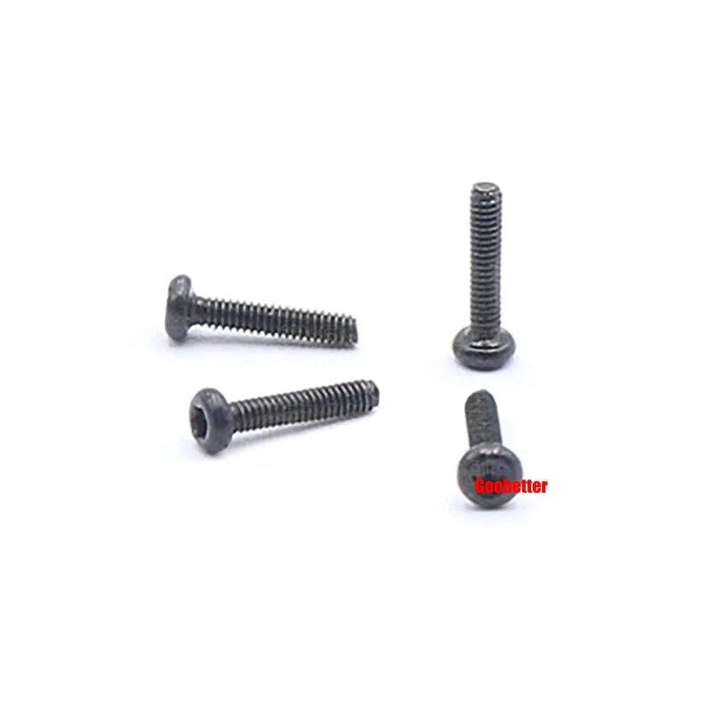 PM1.2–M5 Torx Pan Head Machine Screws – Carbon / 304 Stainless Steel, Micro Plum Round Head Bolts