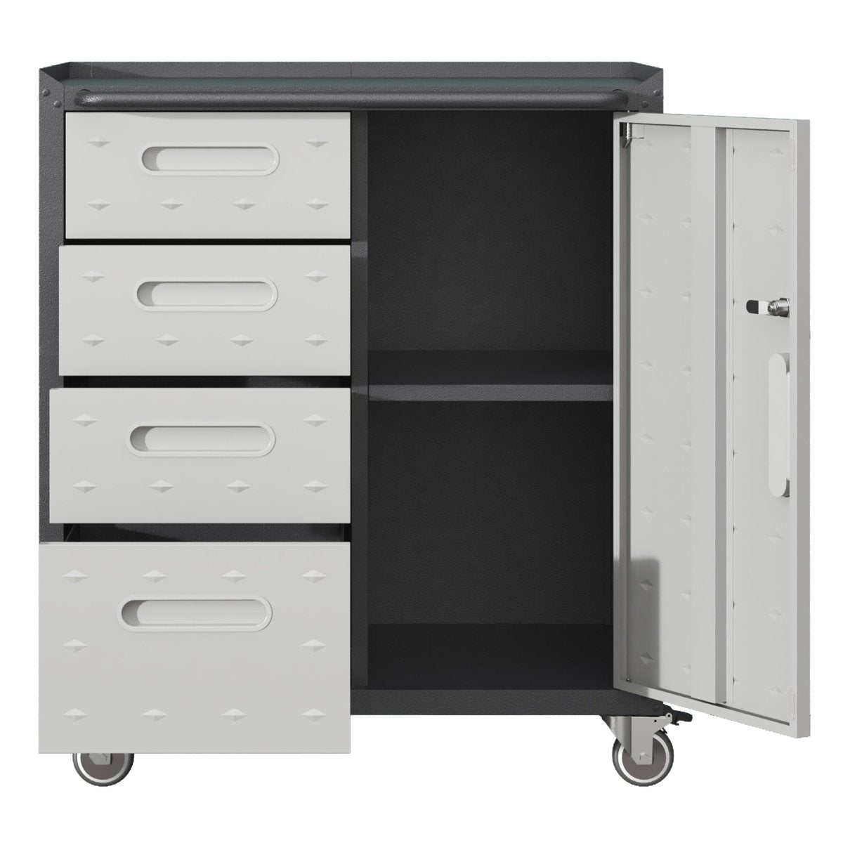 Heavy - Duty Tool Cabinet | Industrial Steel Storage with Locking Drawers - HomeDIYer