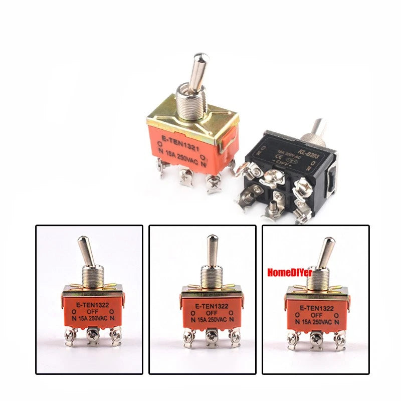 Mini Toggle Switch – MTS / SMTS / E-TEN / PS-102 / DS438 Series, 2 3 6-Pin Rocker Switches