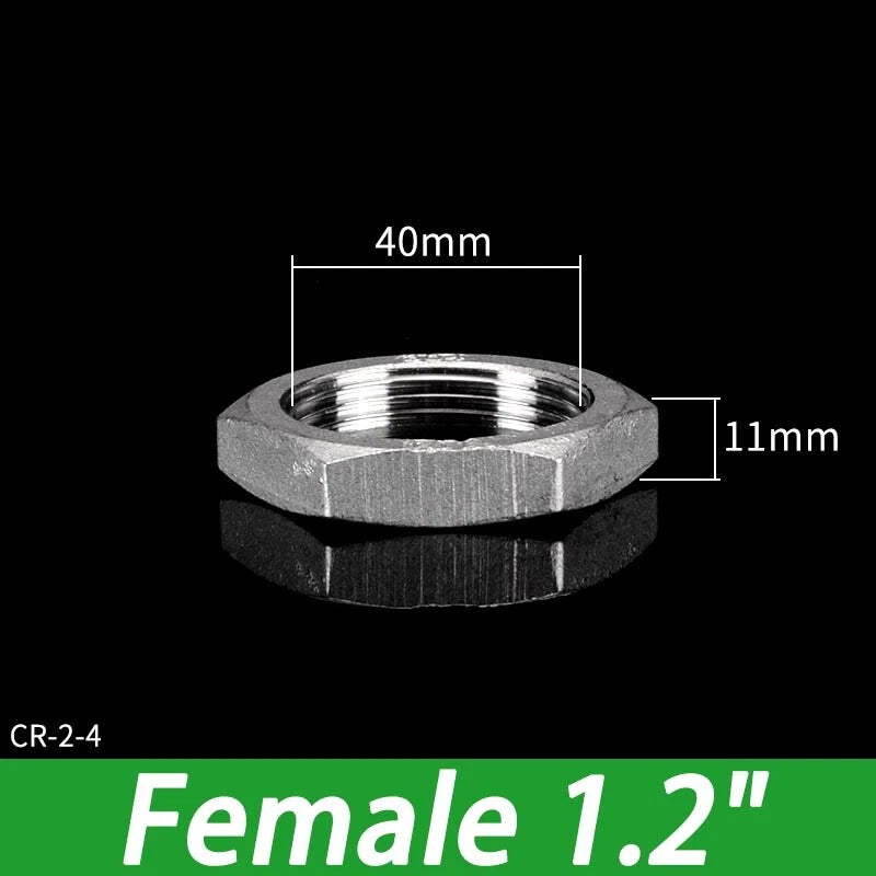 Stainless Steel 304 BSP Female Thread Pipe Fittings — 1/4" to 2"