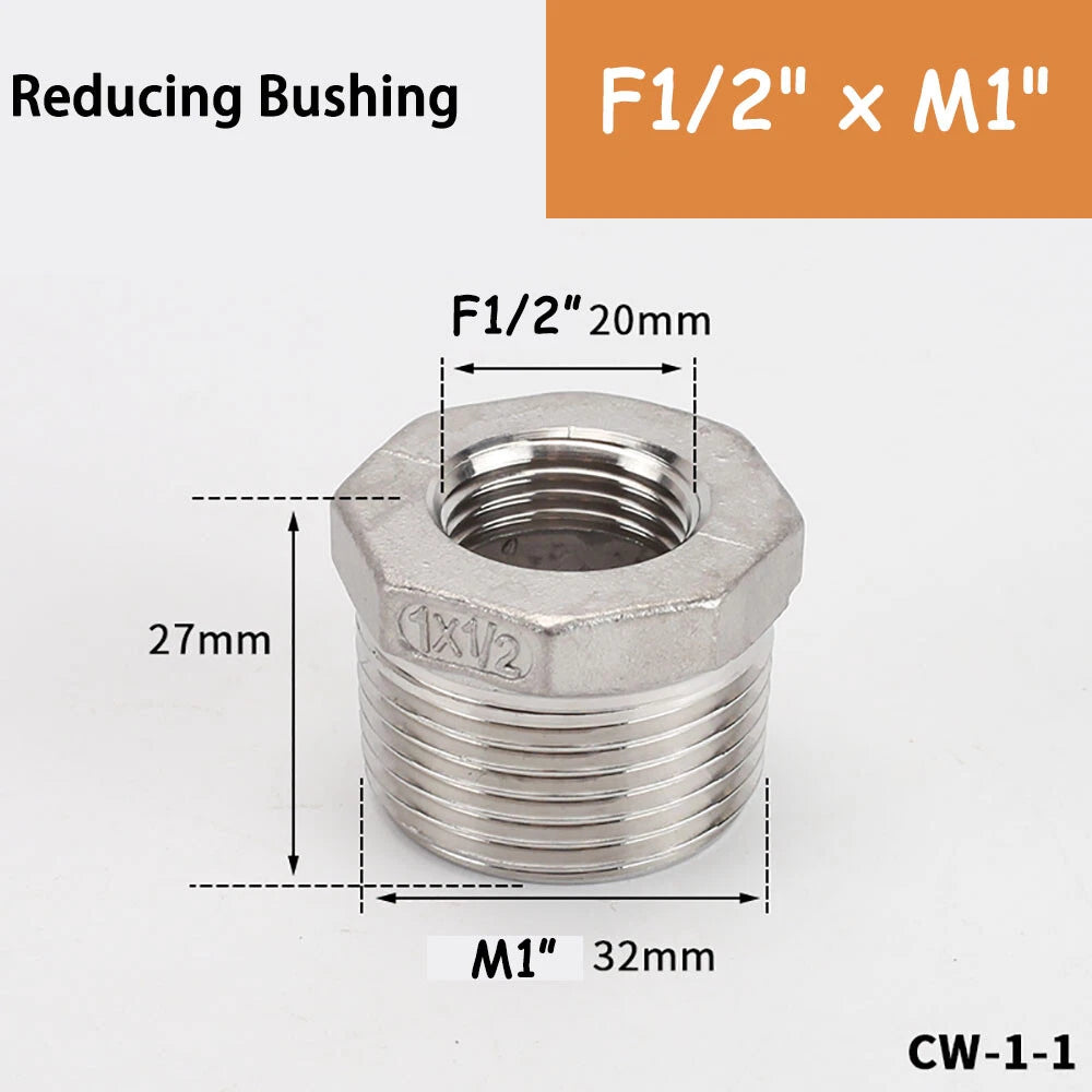 Pneumatic Push to Connect Fittings — Elbow, Tee, Straight & More | Stainless Steel Air Line