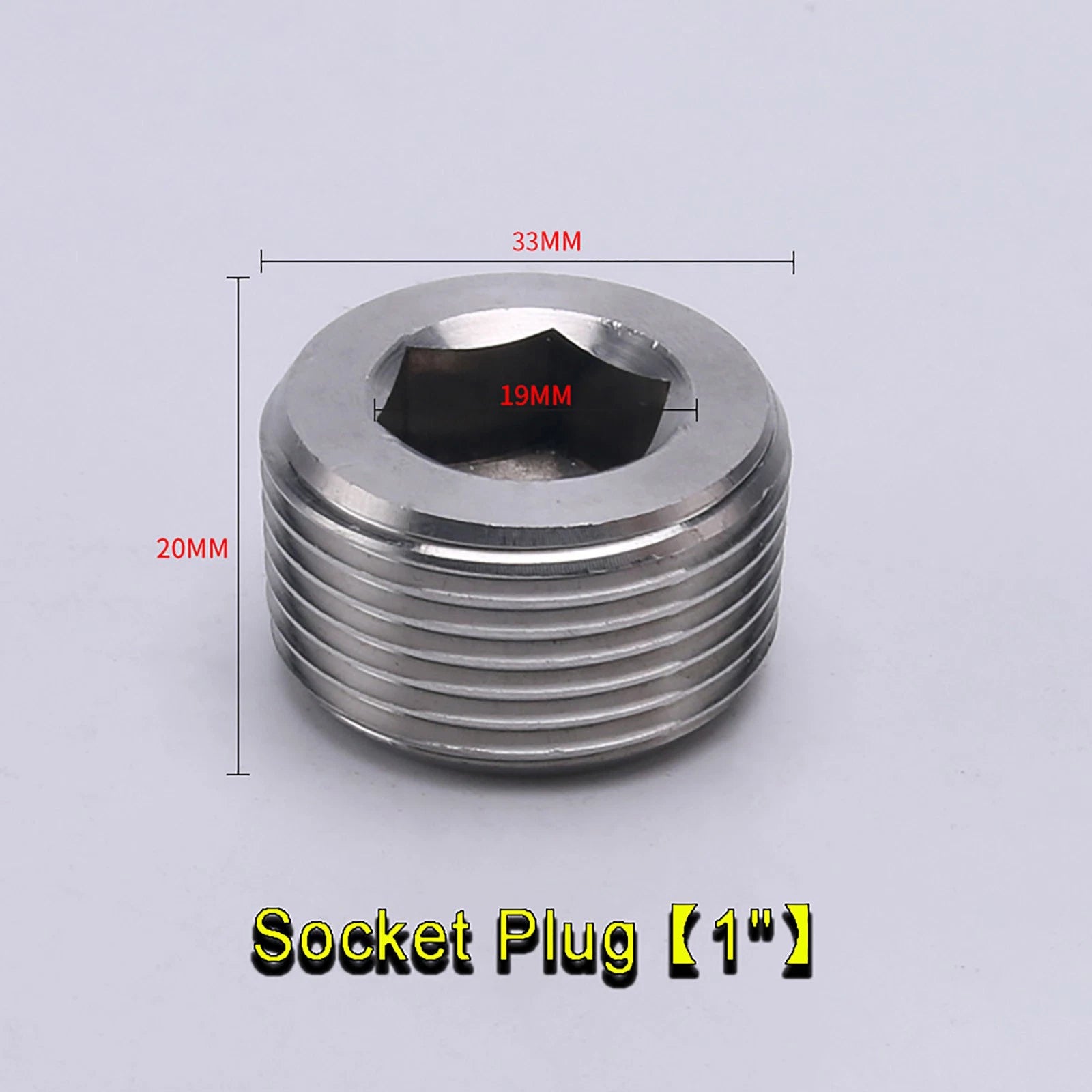 Stainless Steel BSP Pipe Fittings – Socket Plug, Hex Plug & Hex Cap 1/4" to 2"