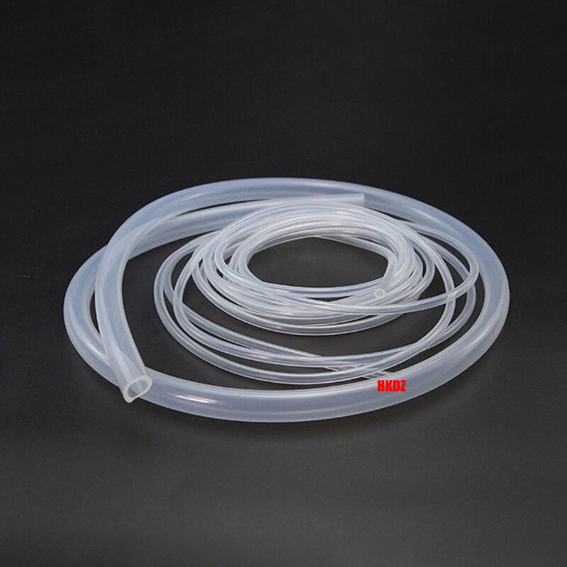 Clear Silicone Tubing Food Grade – Flexible Rubber Hose for Water Pump & DIY Plumbing (OD 10–44mm)