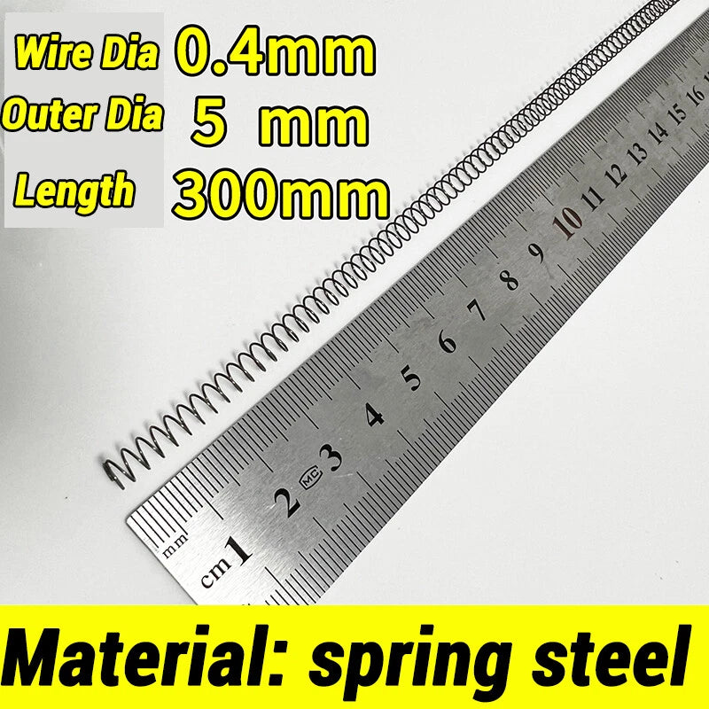 Compression Spring Various Size 2-60mm Diameter & 300mm Length Pressure Small
